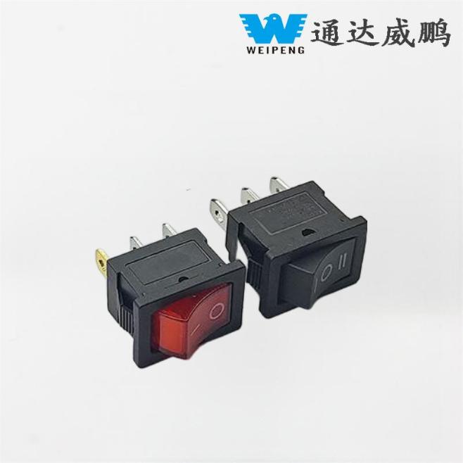 15*21mm Suis Kuasa Berbentuk Bot Rocker 3-Pin 3-Kedudukan Kcd1