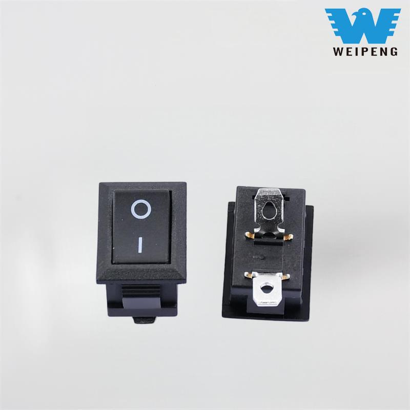 Kcd115*21mm Suis Rocker Dua Kedudukan Serong dengan Kaki Bengkok