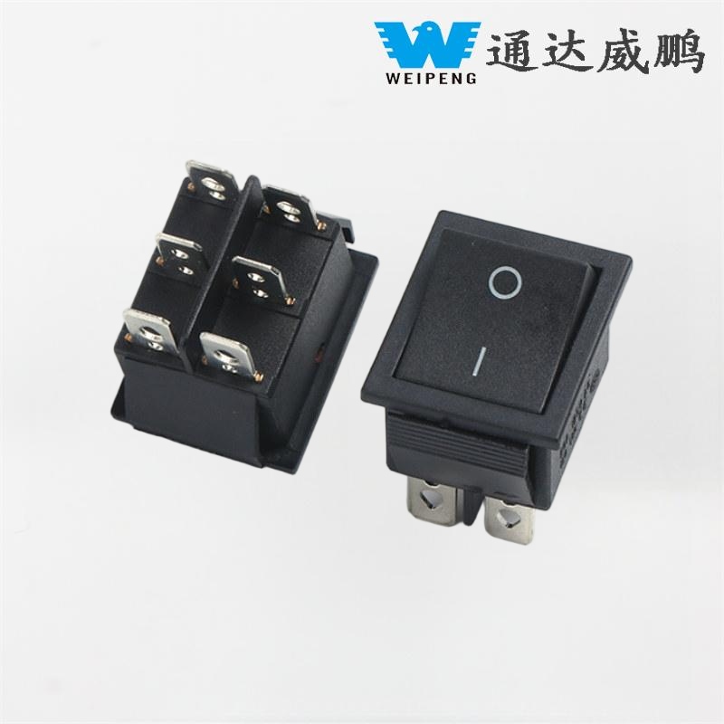 Kcd4 Water Dispenser 2-Gear 6-Pin 16A Suis Rocker Arus Tinggi