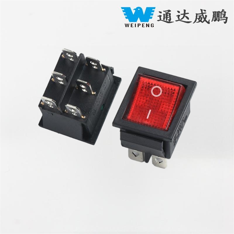 Dispenser Air Kcd4 Suis Butang Kuasa Rocker 2-Gear 6-Pin