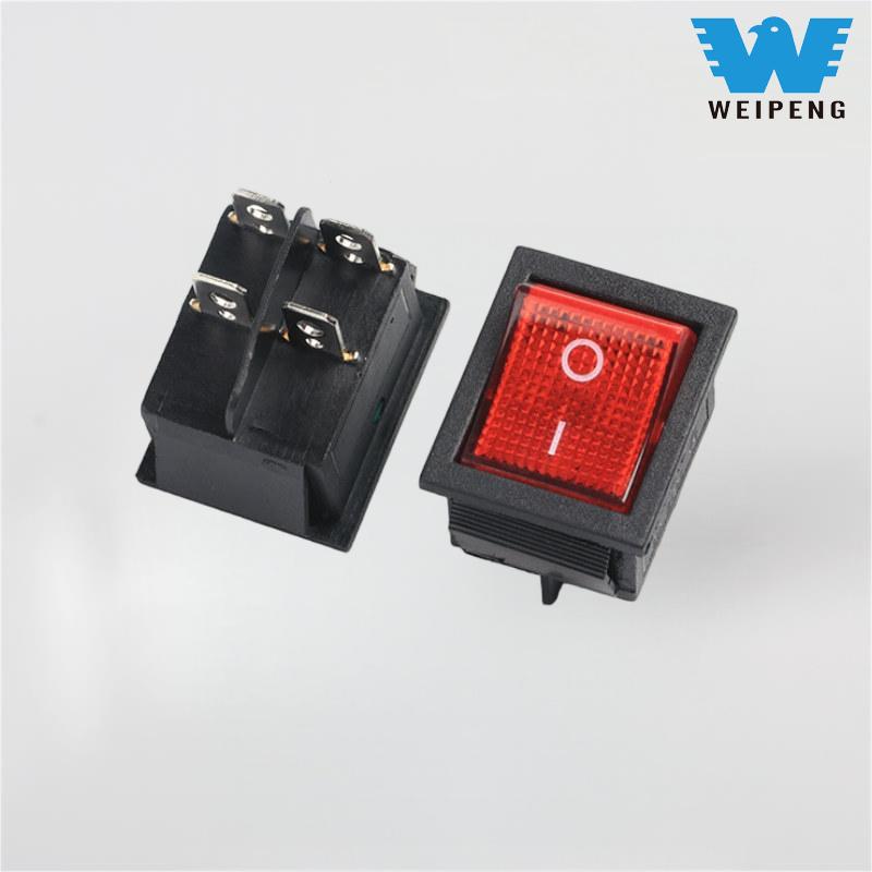 Suis Rocker Kcd4-201 Empat-Pin Enam-Pin Dua Kedudukan