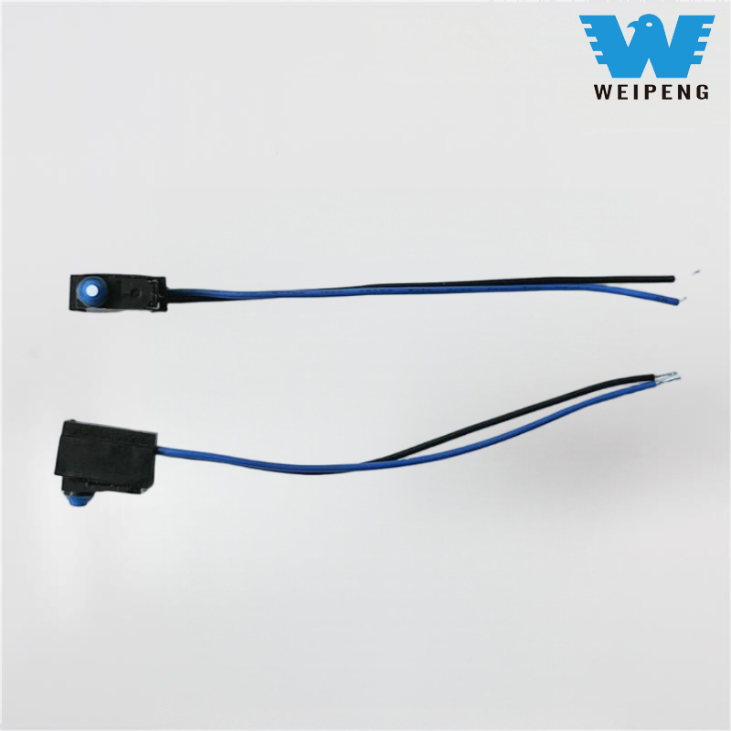 Suis mikro butang pin-jenis kalis air dengan petunjuk