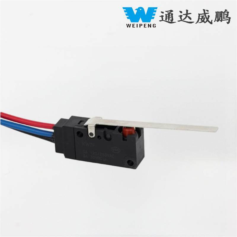 Weipeng 5A/10A Long-Handle Wired Waterproof Micro Switch untuk Pembersihan PV